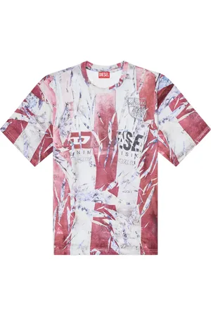 Diesel T-shirt con effetto schiarito