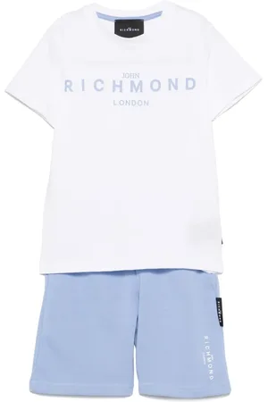John Richmond Set con shorts e logo (due pezzi)