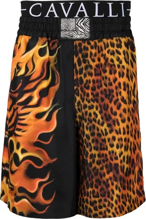 Roberto Cavalli Shorts con applicazione