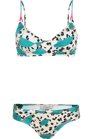 Brigitte Set bikini con stampa grafica