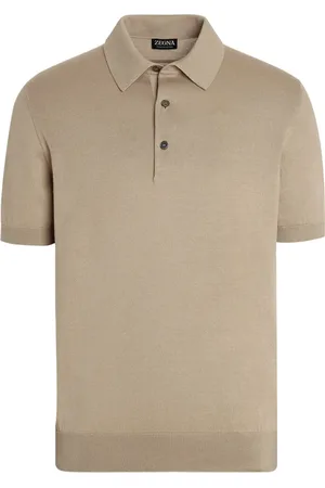 Ermenegildo Zegna Polo in cotone con ricamo logo