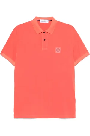 Stone Island Polo con applicazione Compass