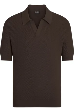 Ermenegildo Zegna Polo in cotone con ricamo logo