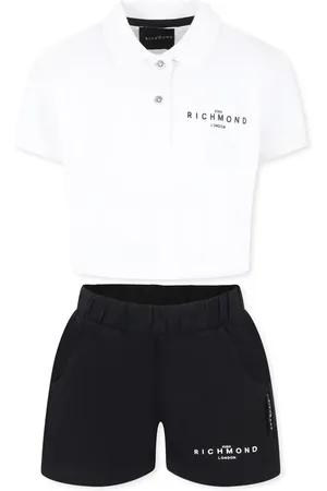 John Richmond Set con shorts e logo