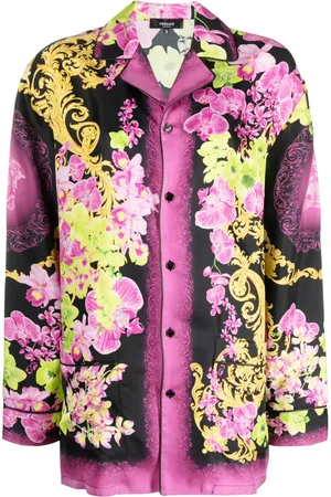 VERSACE Blusa Medusa con stampa