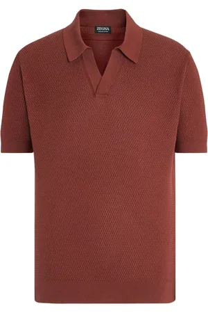 Ermenegildo Zegna Polo in cotone con ricamo logo