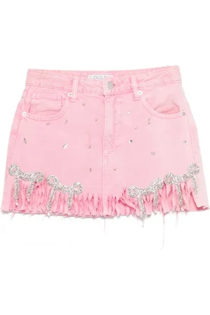 LOULOU Minigonna con strass
