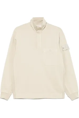 Stone Island Polo con applicazione Compass