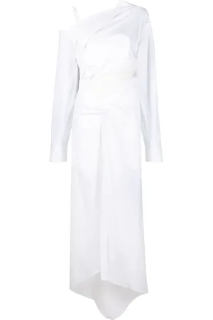 OFF-WHITE Abito monospalla asimmetrico