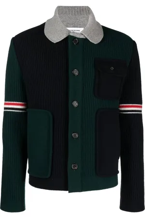 Thom Browne Cardigan con design patchwork