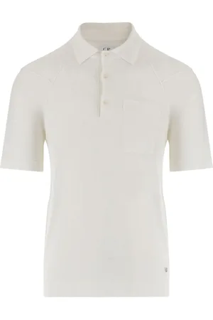 C.P. Company Polo in cotone con ricamo logo