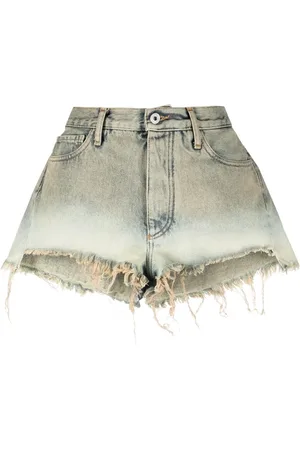 OFF-WHITE Shorts Laundry con taglio a vivo