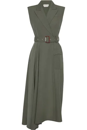 Alexander McQueen Abito midi sartoriale