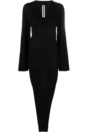 Rick Owens Abito lungo con scollo a V Toga
