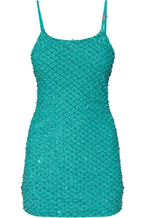 VERSACE Abito corto con strass