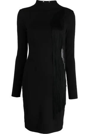 Stella McCartney Abito asimmetrico con frange