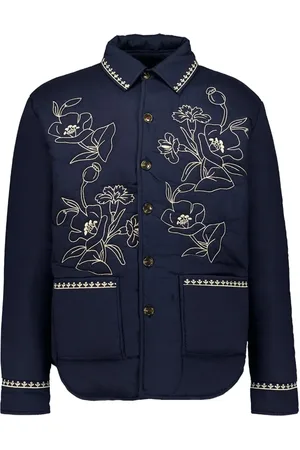 Baziszt Giacca-camicia con ricamo