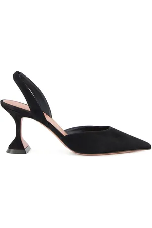Amina Muaddi Pumps The Holli con cinturino posteriore 70mm