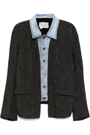 GREG LAUREN Giacca con inserti