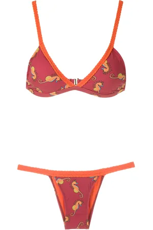 AMIR SLAMA Set bikini con stampa