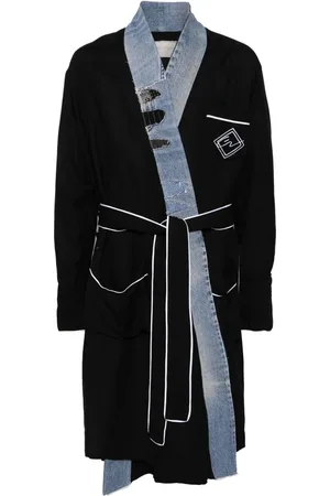 GREG LAUREN Cappotto con cintura