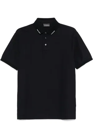 Emporio Armani Polo con effetto jacquard