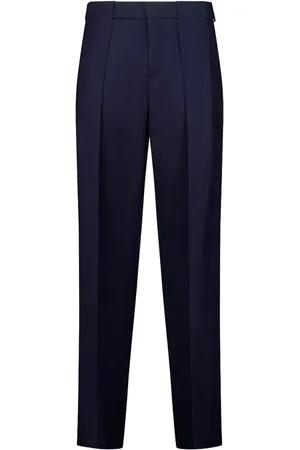 Balmain Pantaloni in pied-de-poule con pieghe