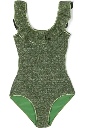 Oseree Costume intero metallizzato con schiena scoperta