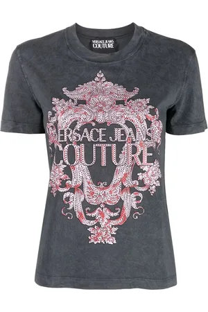 VERSACE T-shirt con stampa barocca