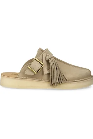 Clarks Slippers Trek Mule in pelle scamosciata