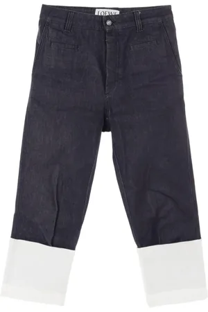 Loewe Jeans con design color-block anni 2000