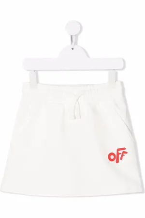 OFF-WHITE Gonna a vita alta con stampa