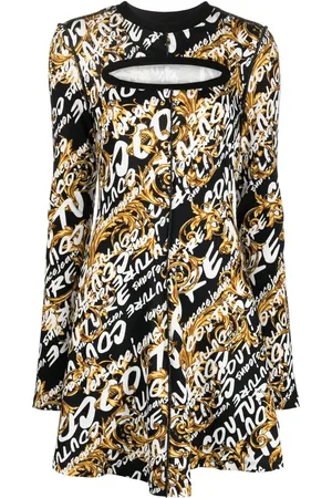 VERSACE Abito corto con stampa