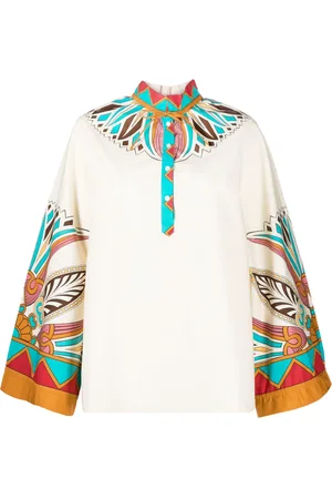 La DoubleJ Blusa Placée con stampa