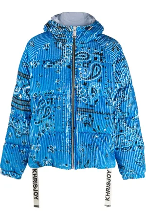 Khrisjoy Piumino a coste con stampa paisley