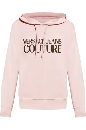 VERSACE Felpa in cotone con cappuccio