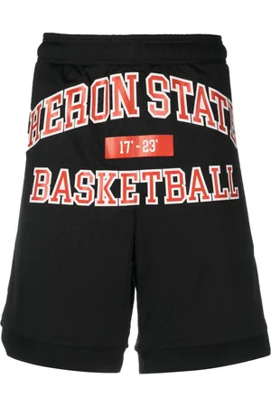 Heron Preston Shorts in stile basketball con stampa