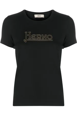 HERNO T-shirt con ricamo