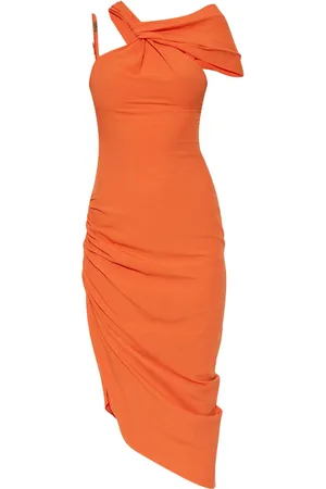 VERSACE Abito midi asimmetrico