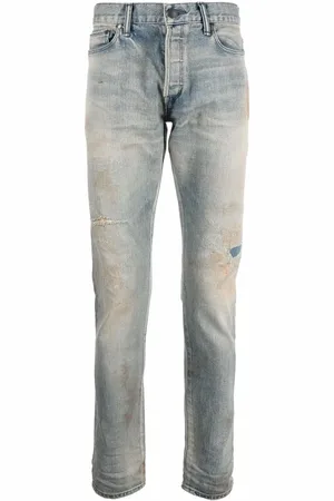 JOHN ELLIOTT Jeans con effetto vissuto The Cast 2