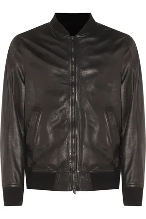 SALVATORE SANTORO Bomber in pelle