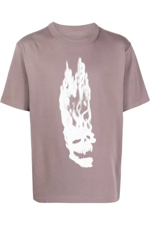 Heron Preston T-shirt Flaming Skull