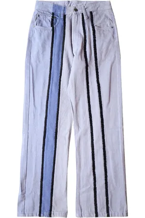 Glass Cypress Jeans Purple a righe