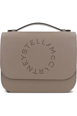 Stella McCartney Borsa a spalla con logo traforato