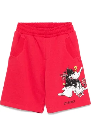 Iceberg Shorts sportivi con stampa Daffy Duck
