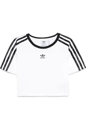 adidas T-shirt con dettaglio a 3 righe