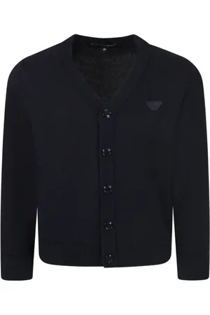 Emporio Armani Cardigan in cotone e lana