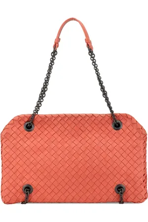 Bottega Veneta Borsa a spalla in nappa con motivo Intrecciato Duo 2012-2024