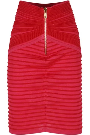 Balmain Gonna midi drappeggiata