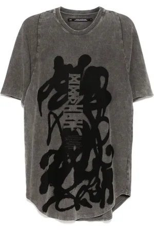 JULIUS T-shirt JD con stampa graffiti